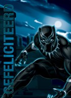 Black Panther kaart gefeliciteerd
